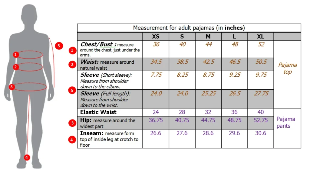 imgi 30 adult pj inches